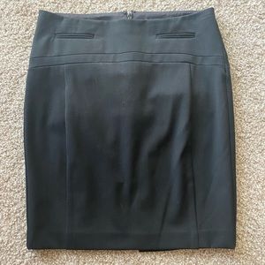 Express black career skirt